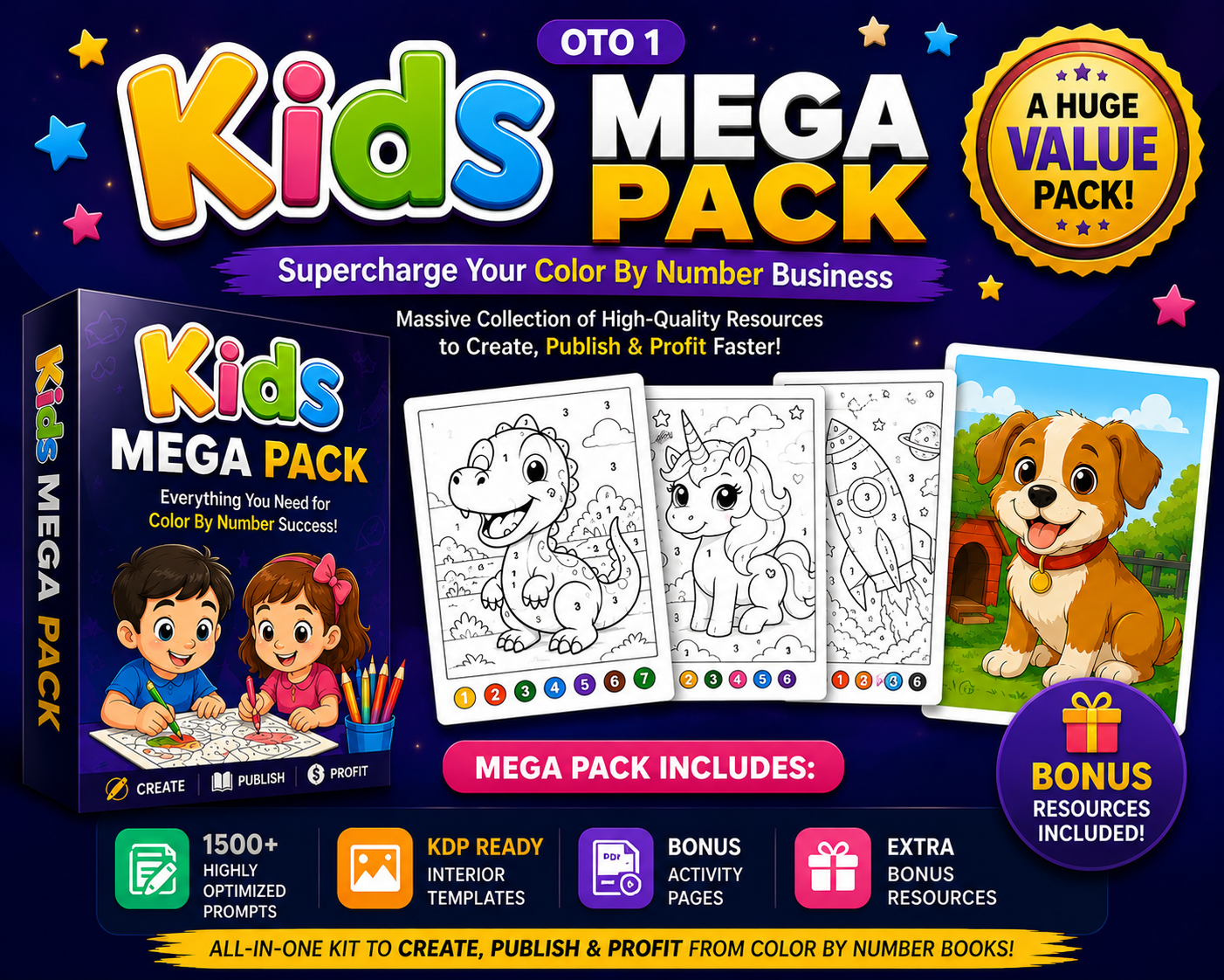 Colorize AI Kids Mega Pack
